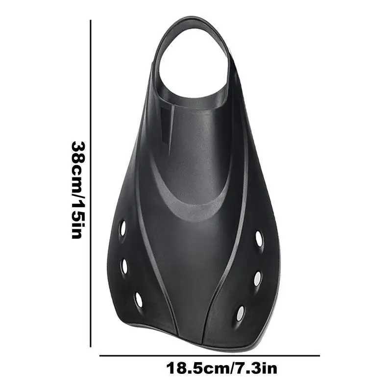 Comfortable swimming fins ergonomic and comfortable diving fins professional short fins swimming short finsY250412