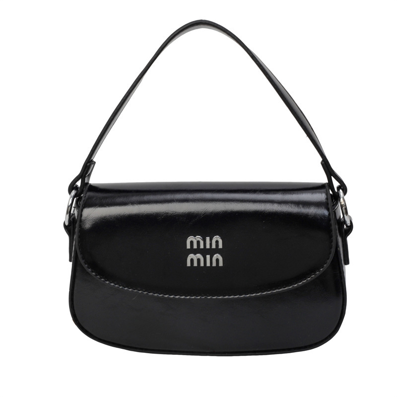 designer bag new trendy letter single-shoulder handbag small and unique design high-end sense small square bag for women