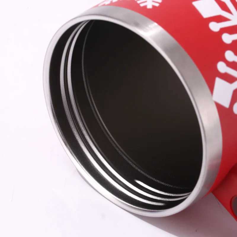 Christmas 5D Creative 40oz Christmas Car Cup 304 Stainless Steel Straw Insulated Ice Cup Wholesale Y251112