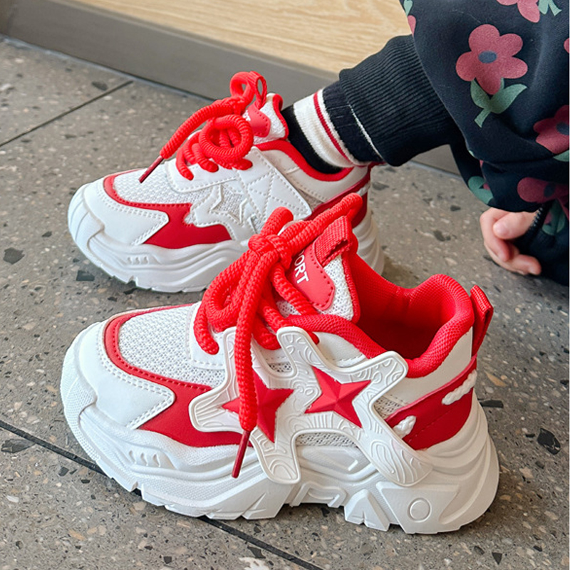 Children Sports Shoes Boys Girls Fashion Sneakers Toddler Casual Shoes Kidszworld Kids Running Shoes Trainers Size 21 - 36 K0249