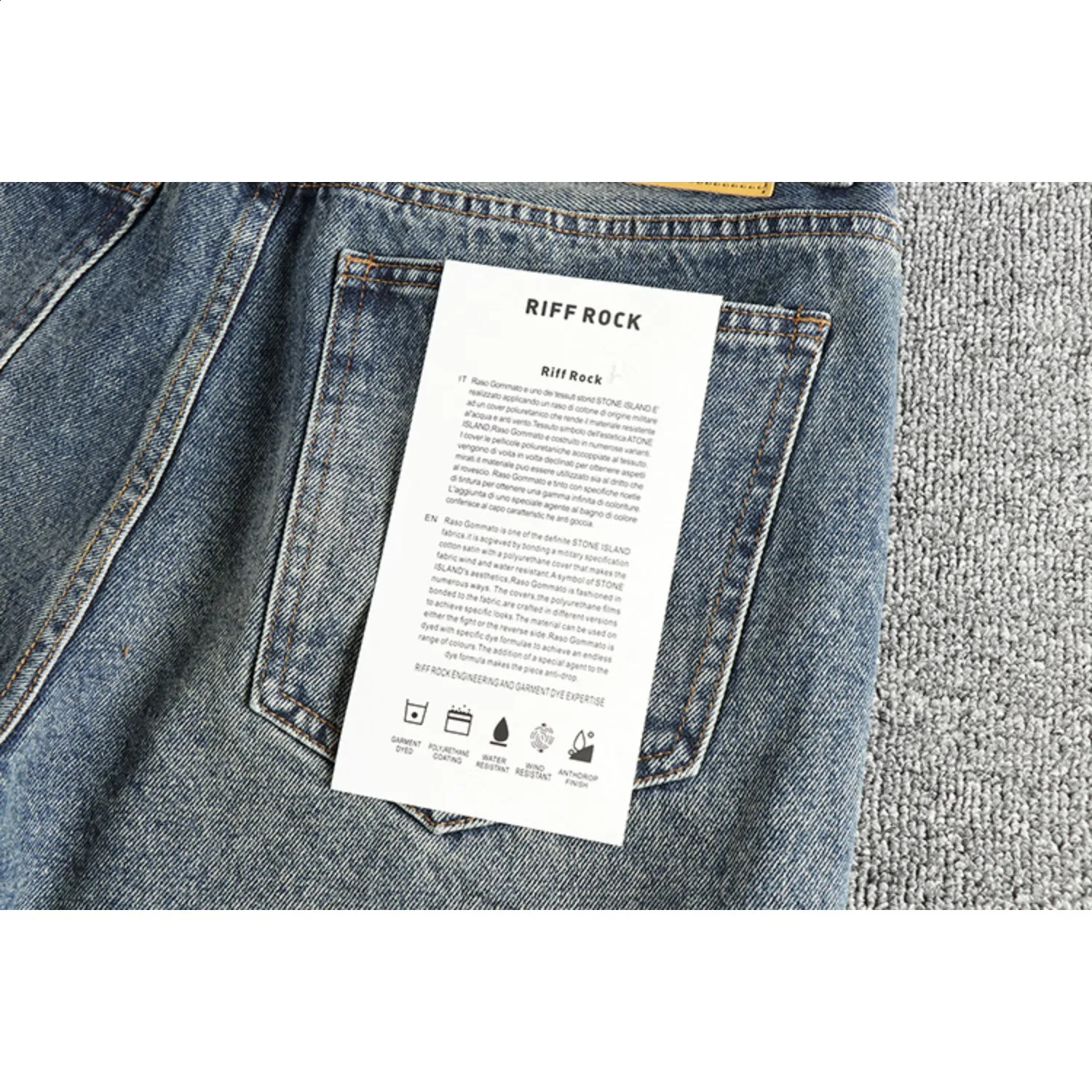 Retro blue yeast floor wash vintage denim shorts summer American trend young loose 250411Z