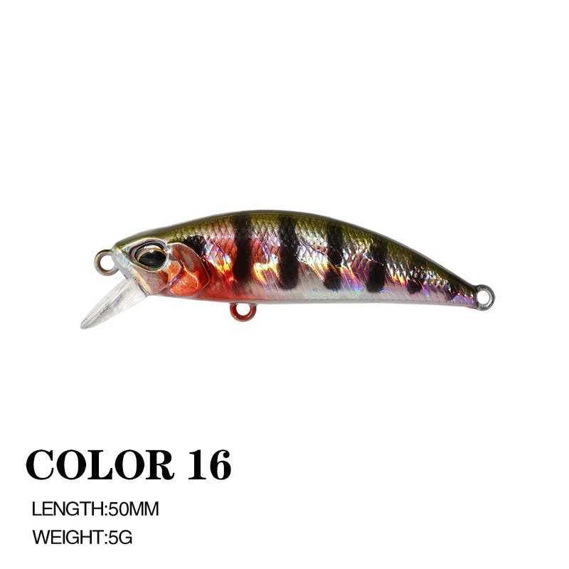 1PCS Black Minnow Lure 5cm 5g Minnow Fishing Lure Artificial Jerkbait Quality Hooks Wobbler Crankbait Fishing Lure Tackle Z250411