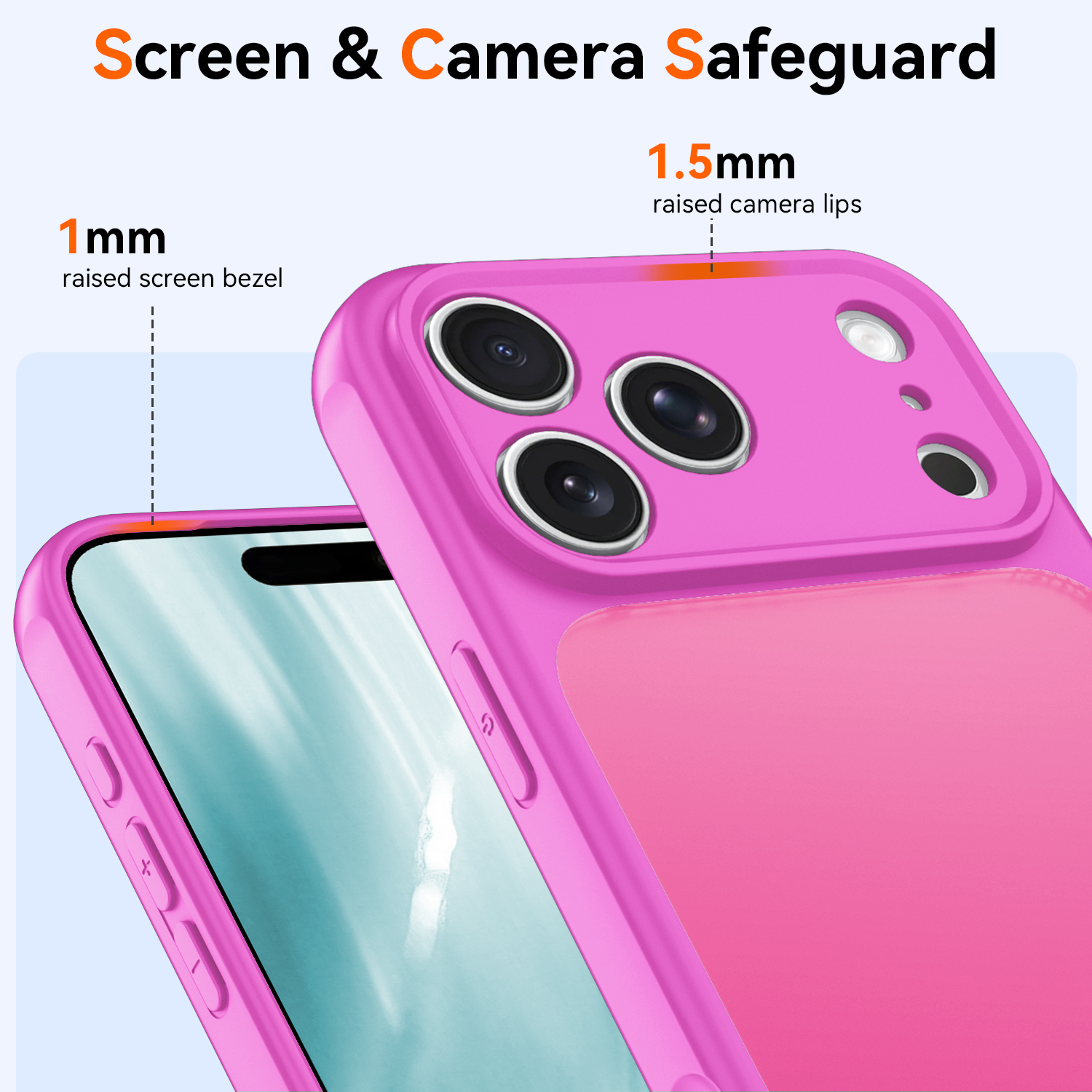 Official Matte Mobile Phone Case for iPhone 17 PRO PC Hard Anti-drop Phone Cover Smokey Colorful Shell for iPhone Air 16 15 14 PRO MAX