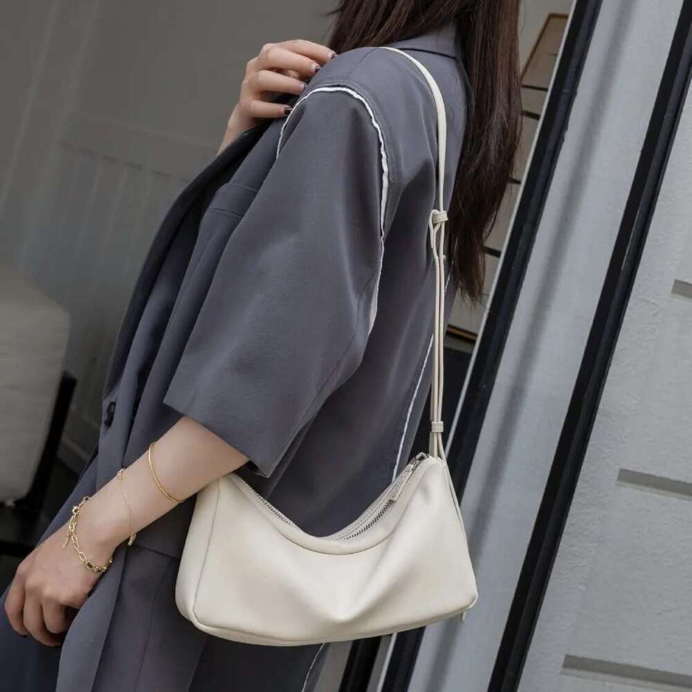 Women's Genuine Leather Single-Shoulder Phone Bag, Lightweight Crossbody Tote Bag Commuting, Perfect For Work & Shopping