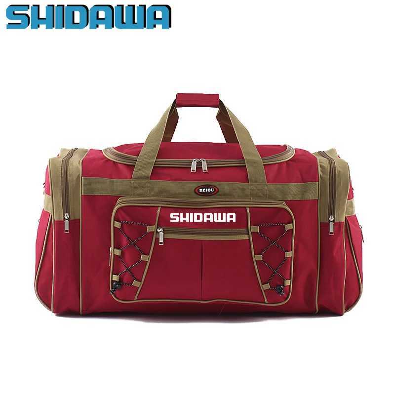 Outdoor Multi-function Waterproof Fishing Handbag Men Women Large Capacity Travel Hiking Bag Fashion Multi-pocket Diagonal Bags Z250411