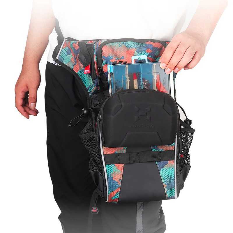 HISTAR Big Capacity Multi-Pocket Waterproof Oxford Fabric Multi-functional Casting Rod Fishing Side Bag Z250411