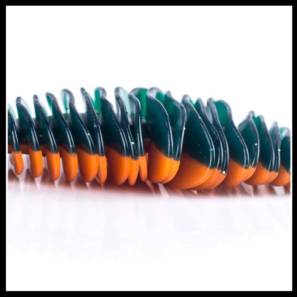 Dr.Holife 2 Sizes 7.5CM/10.5CM Soft Worm Grub Fishing Lures Lot For Bass Trout Soft Plastic Baits Jointed Soft Lures Z250411