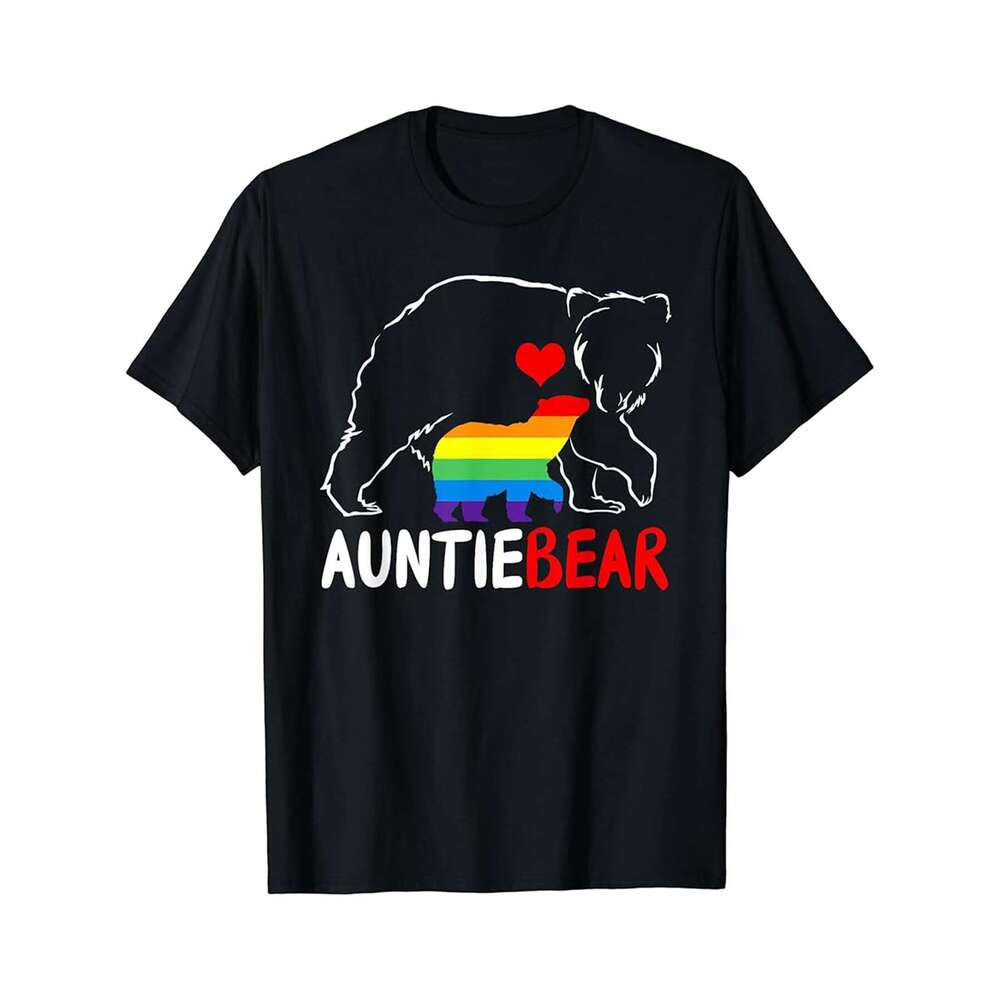 Designer T shirt Auntie Baby Announcement Somebodys Feral Aunt Groovy - 220g T shits