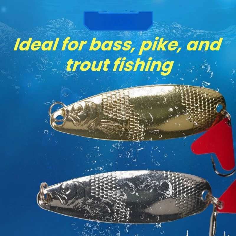 Fishing Lure Kit 16 pcs sets Trolling Jigging Lure Metal Spoon For Bass Pike Crank Tackle Accessories With Box Wobblers Kit Z250411