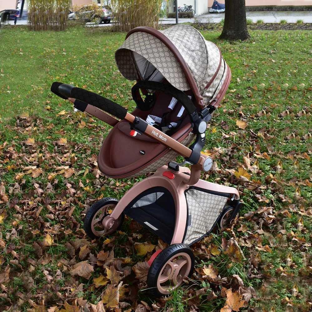Hot mom baby stroller 3-in-1 travel system 360 rotating high landscape stroller large wheels suitable for various terrains F W250411
