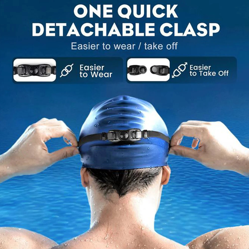 Adult Electroplated Swim Goggles Uv Protection Waterproof High-Definition Large Frame Swimming Goggles For Women Men Swimming 250411