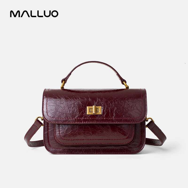 Designer Bag Women's Genuine Cow Leather Shoulder Bags Ladies Fashion Versatile Designer Crossbody Bag Female Retro Handbags For Lady