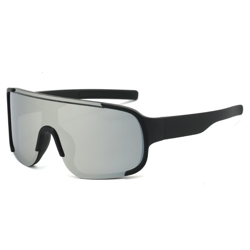 Fashionable boys' girls' sports sunglasses, large frame ski goggles, outdoor windproof, sand proof, and UV resistant children's cycg go