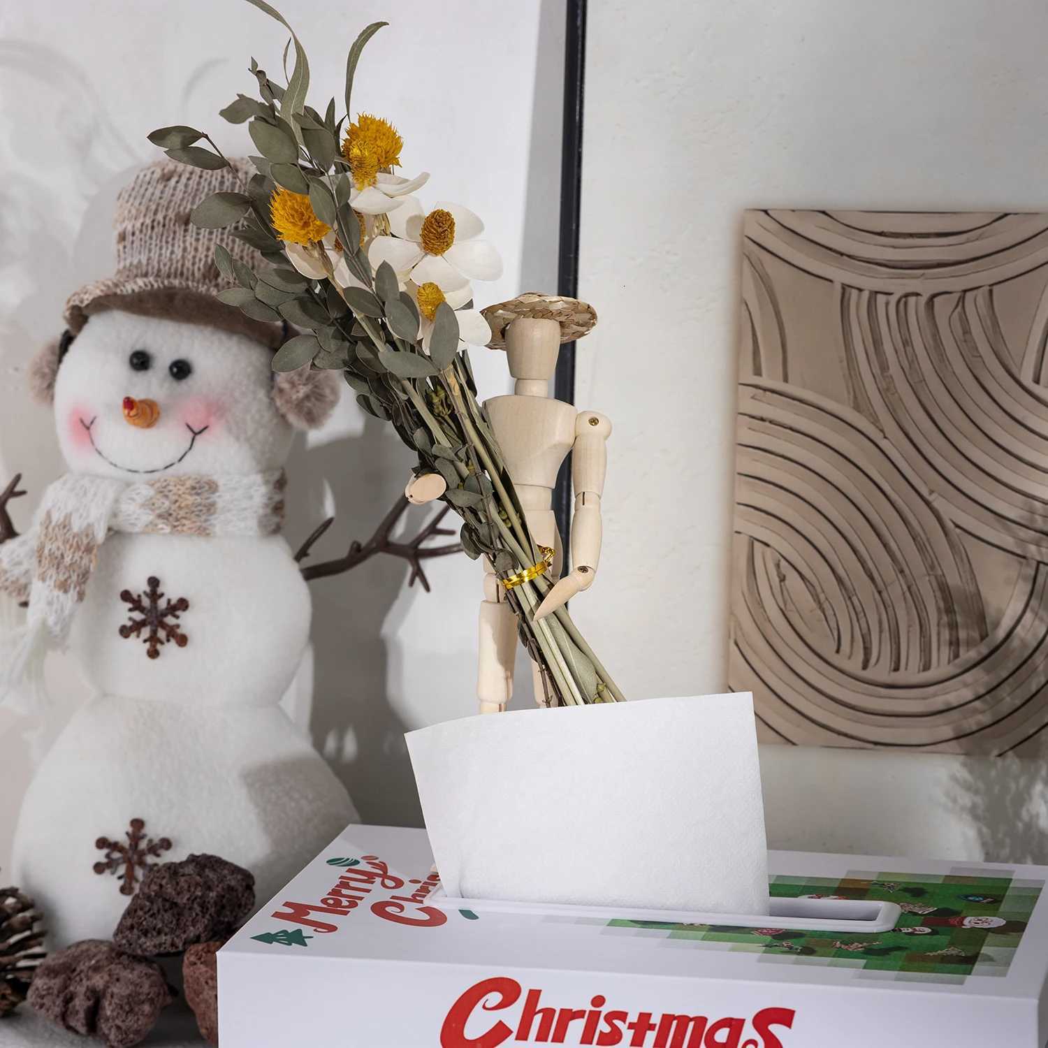 Christmas Luxury Book Style Tissue Box Fashion Hotel Storage Box He Table Decoration With Cute Decorative Accessories Y251112