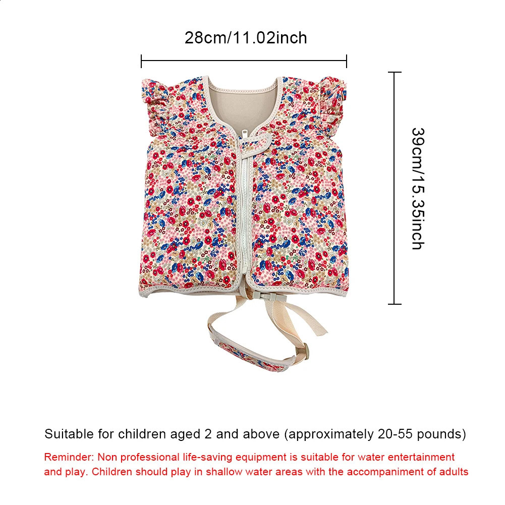 Kids Baby Life Jackets Soft and Elastic Swim Vest Children Assisted Inflatable Swimwear Water Sport Swimming Pool Accessories 250411