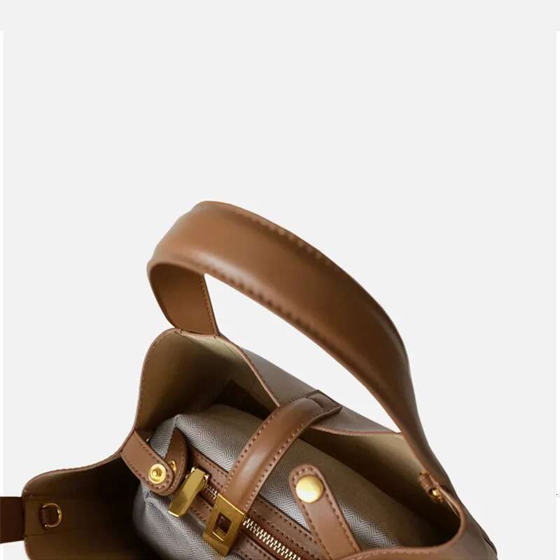 Designer Bag 2024 Genuine Leather Women's Bucket Daily Fashion Shoulder Bags High Quality Totes Female Designer Crossbody Bag