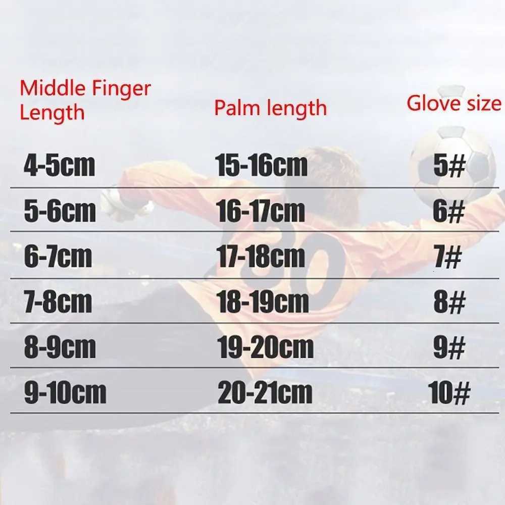 Finger Protection Goalie Gloves Wear-Resistant Non-Slip Latex Soccer Gloves Thickened Durable Football Goalkeeper GlovesW251112