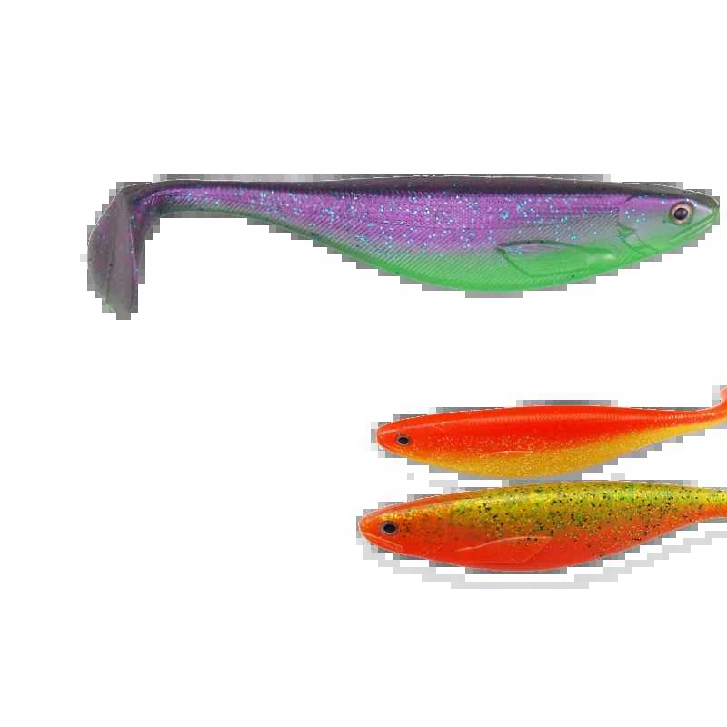 ESFISHING Soft Silicone Bait Scot Shad 175m 42g Large Sea Fishing Tackle Injected Scent and Salts Pesca Artificial Fishing Lures Z250411