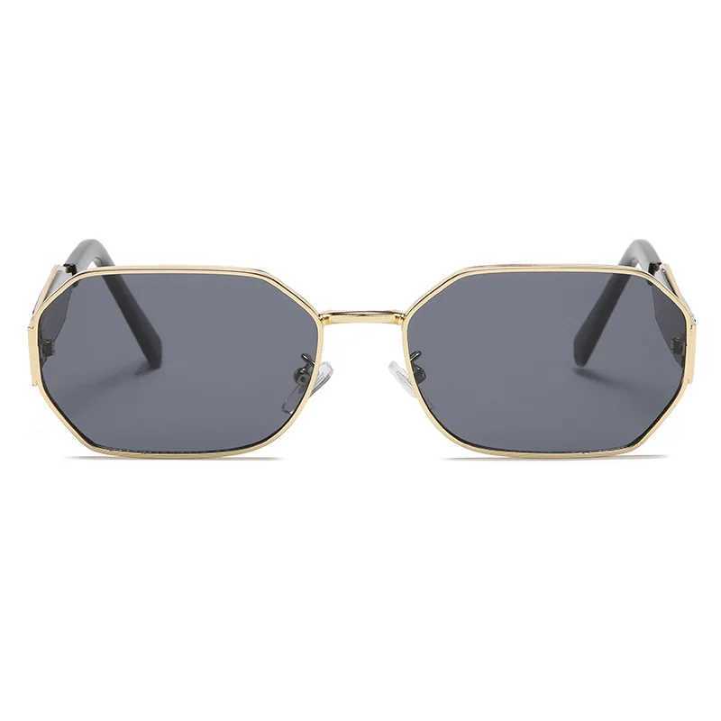 New Fashion Vintage Sunglasses Women Men Designer Retro Metal Rectangle Sun Glasses Female Male Popular Black Eyewear Z250411