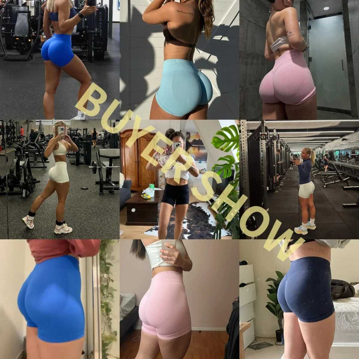 Impact shorts low rib yoga shorts seamless pleated homeless training gym shorts boots stretch running shorts fitness clothing Y250412