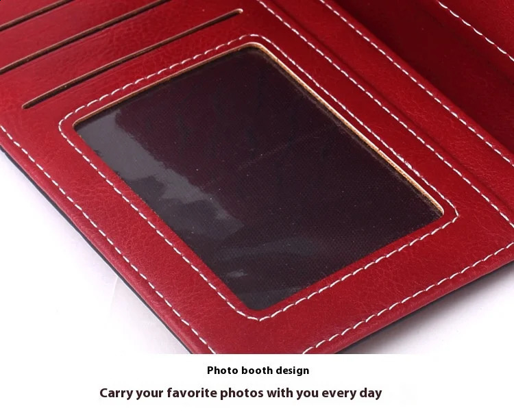 Fashionable hollow coin wallet suitable for womens oily leather phone bags long zipper handbags coin bags and three fold womens wallets 250411