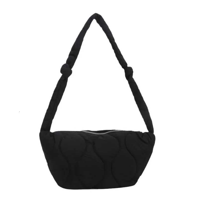 Puffer Shoulder Bag for Women Quilted Cloud Bubble Bag Soft Down Cotton Padded Tote Purse Trendy Solid Colors Crossbody HandbagT2511112