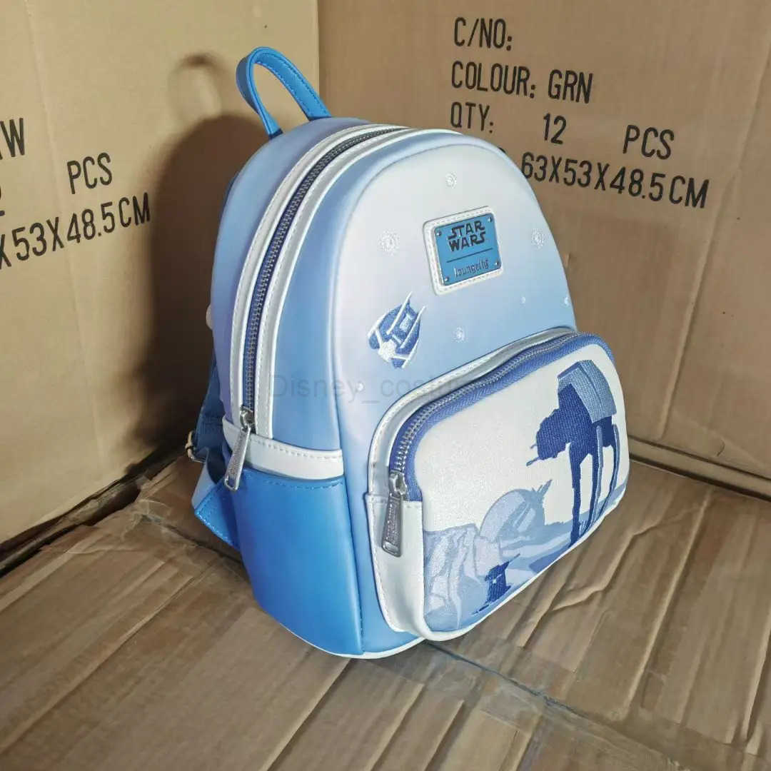 Disney Loungefly Star Wars Mini Backpack Cute Cartoon Childrens Backpack Boys Outdoor Leisure Travel Bag Birthday Gift X250412