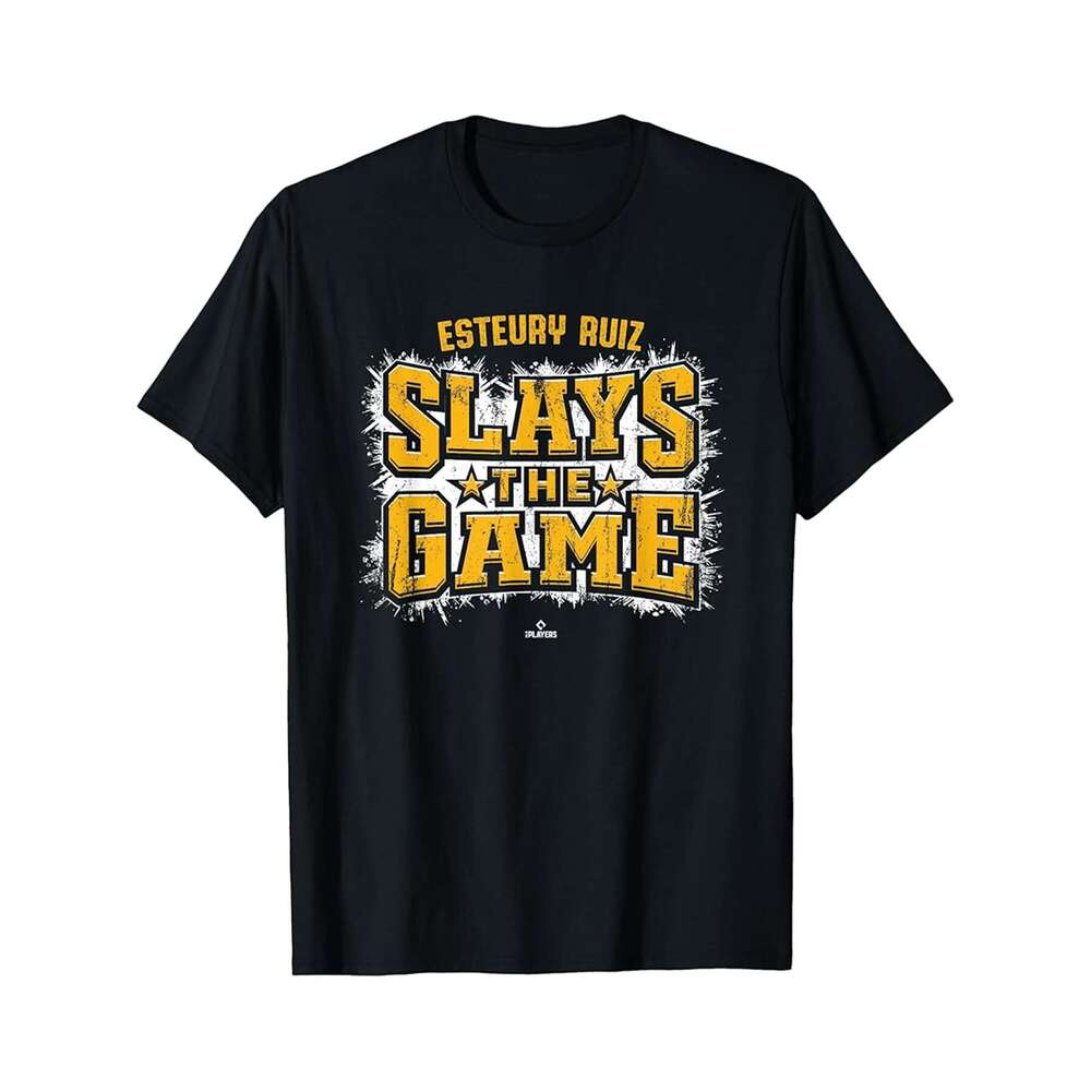 Designer T shirt Slay the Game Jake Cousins New York Baseball MLBPA - 220g T shits