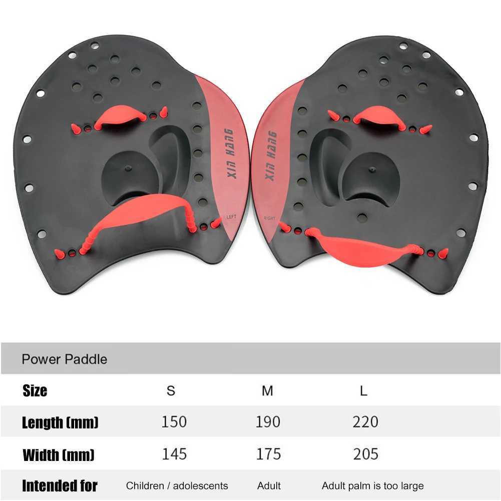 1 pair of professional swimming paddlers female paddler corrective finger flip finger net glovesY250412
