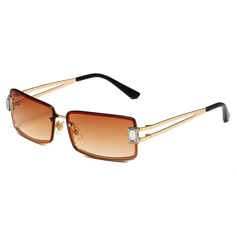 Designer Sunglasses For Women Sunglasses UV400 Protection Classic Square Sunglasses Y2K Luxury Polarized Goggle Pilot Alloy Frame Eyewear KP70