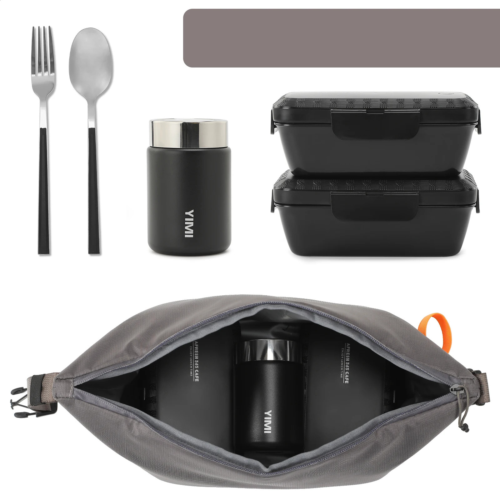 Insulated lunch bag insulated bento bag aluminum foil rice bag aluminum foil rice bag ice bag portable picnic food storage bag 250410