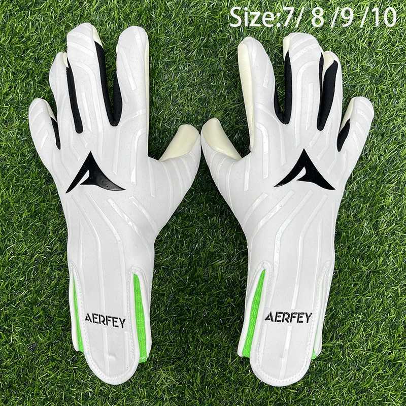 AERFEY Football Soccer Goalkeeper Gloves Thickened latex 4 mm Adults Teenager Goalkeeper Soccer Goalie GlovesW251112