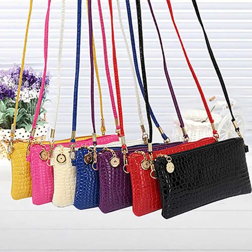 Leather cross body bag casual womens shoulder bag fashionable messenger bag wallet mobile phone bag womens wallet shopping bag Z250411