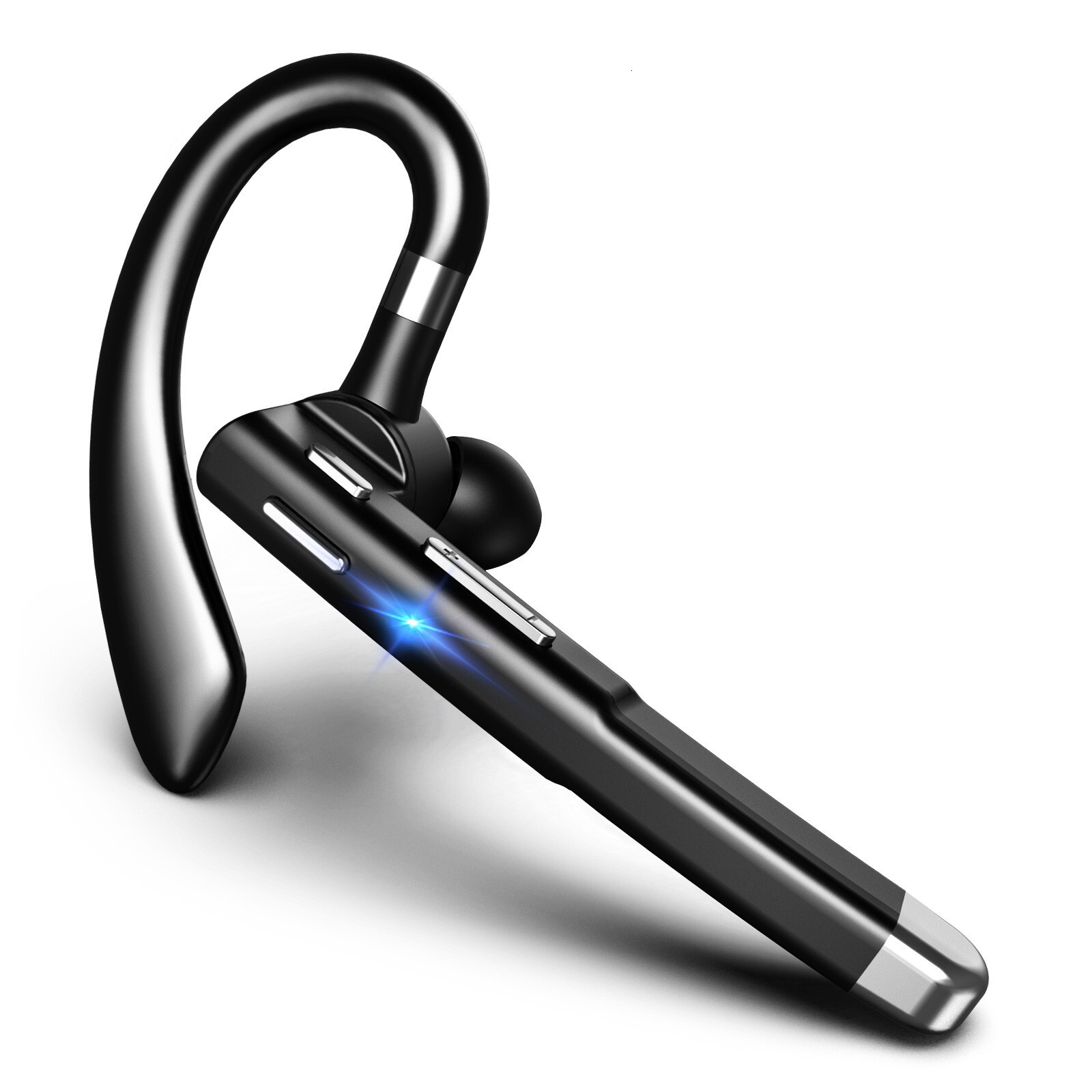 Hanging wireless Bluetooth earphones with digital display, popular business model YYK520, in car dual label intelligent noise reduction