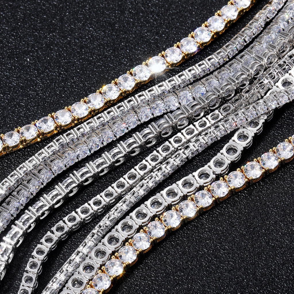 Ice-Out 12MM Baguette Sterling Silver Cuban Link Necklace for Men