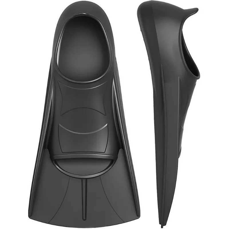 Swimming training fins inflatable fins swimming collars short diving frog shoes adult and childrens swimming collarsY250412