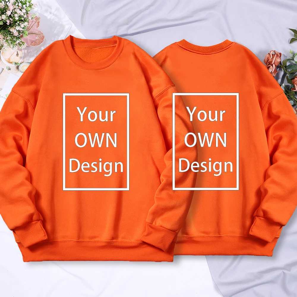 POD customization Your OWN Design Brand /Picture Custom Men Sweatshirts Send picture customization DIY Hoodie Autumn Winter Sportswear WomenT251112