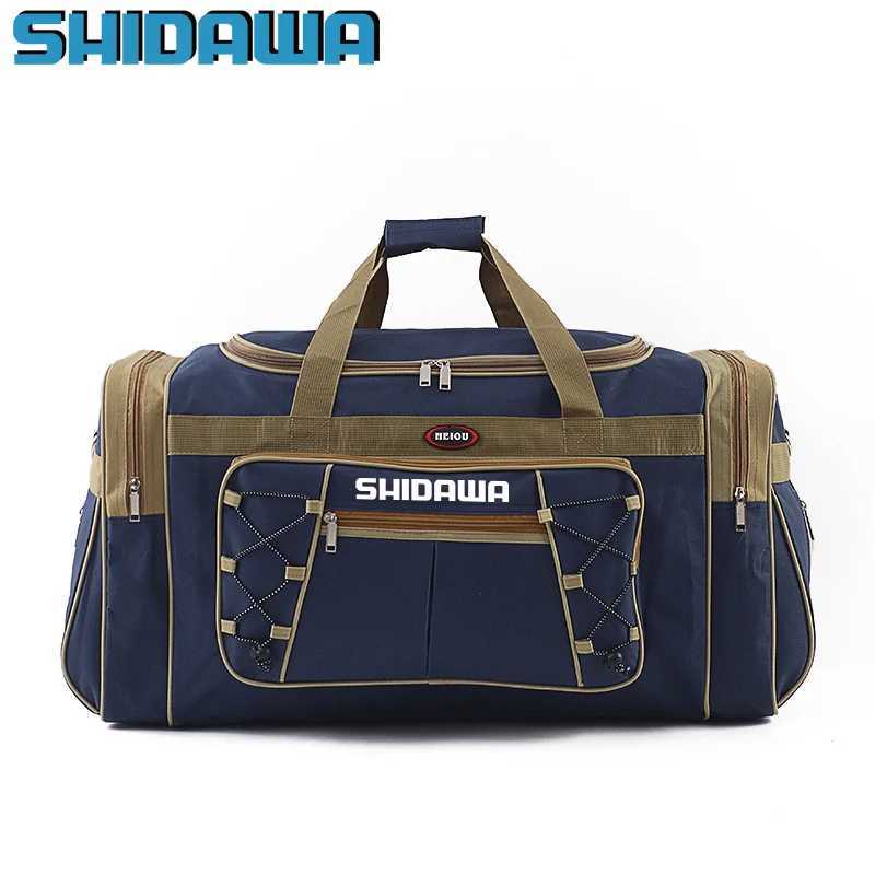 Outdoor Multi-function Waterproof Fishing Handbag Men Women Large Capacity Travel Hiking Bag Fashion Multi-pocket Diagonal Bags Z250411