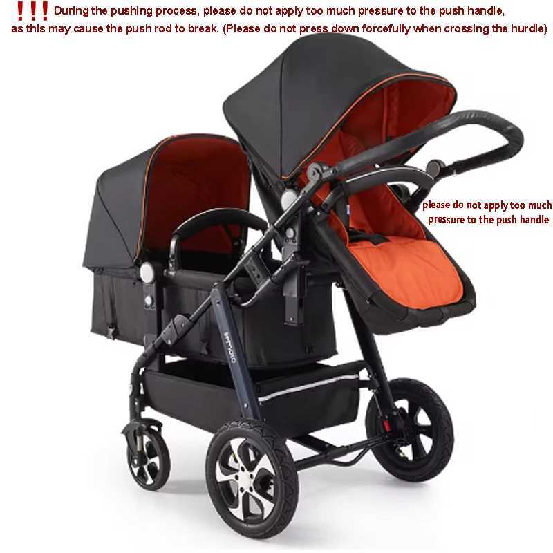 New twin stroller 2-in-1 travel stroller newborn stroller portable stroller twin stroller W250411