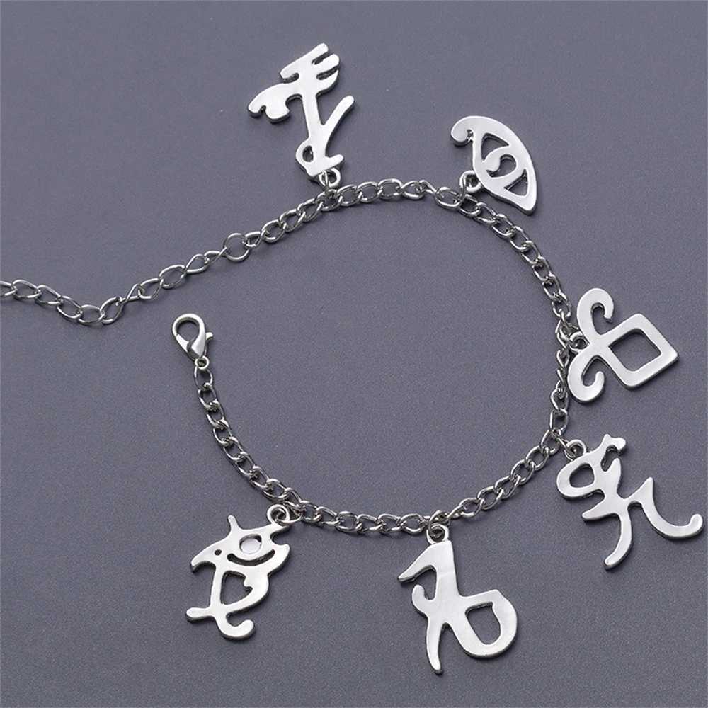 Hot The Mortal Instruments City of Bones Bracelet Inspired Angel Power Rune Symbols Bracelet Shadowhunters Ispired Charm JewelryC250411
