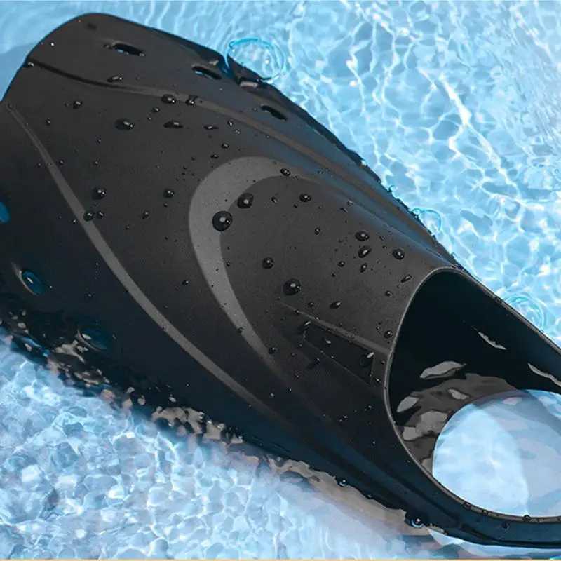 Portable diving fins short swimming fins flip fins inflatable fins scuba diving flip fins swimming equipment for swimming trainingY250412