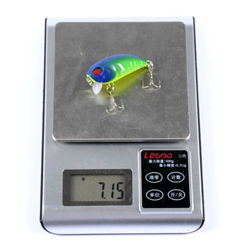 1Pc Crank Fishing Lures 5cm 7.1g Floating Isca Artificial Japan Hard Bait Bass Pesca Wobblers Crankbait Carp Pike Fishing Tackle Z250411