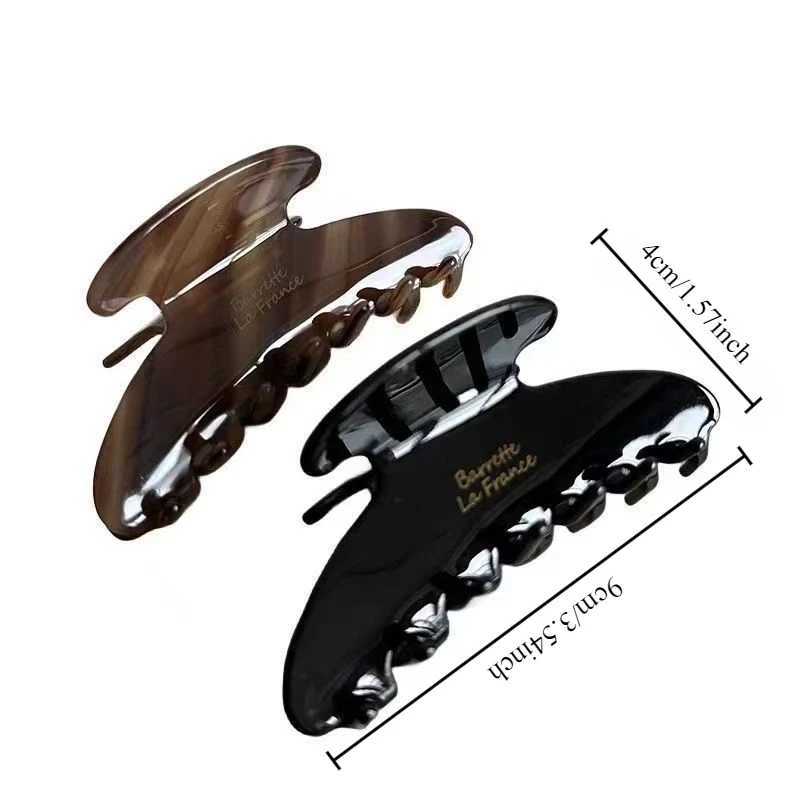 New retro Korean vinegar hair claw big crab hair clip shark clip simple hair clip fashionable womens hair accessories Y2504012