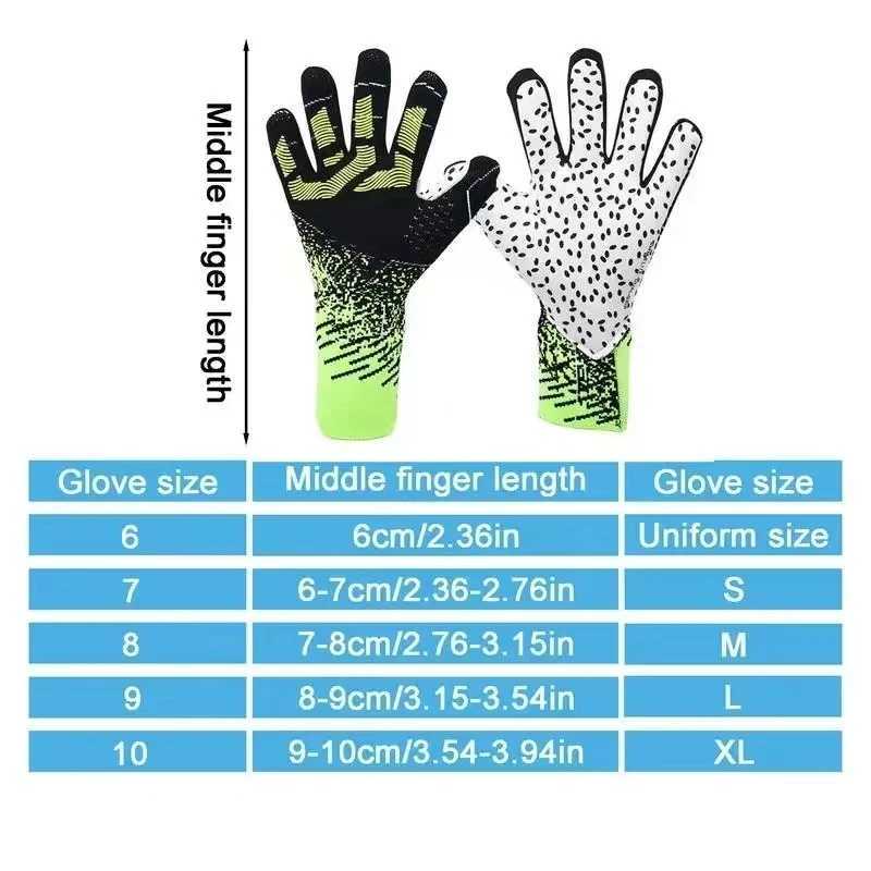Latex goalkeeper gloves thick football professional protection adult and youth goalkeeper football goalkeeper football glovesXJ250412