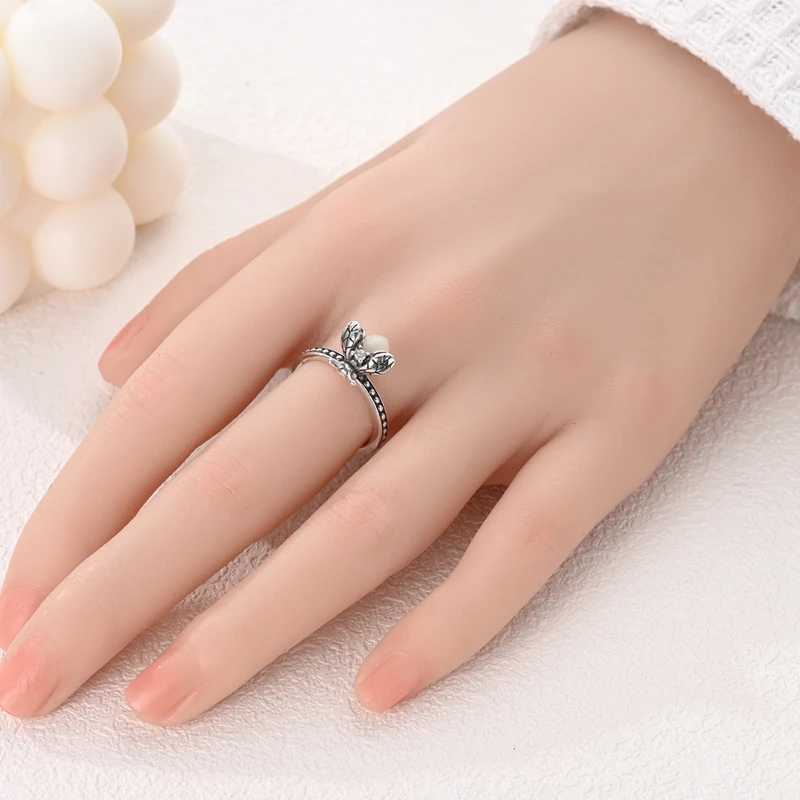 925 Sterling Silver Lucky Unicorn - Rings Sparkling Luminous Firefly Ring For Women Wedding Ring Jewelry GiftXJ250514