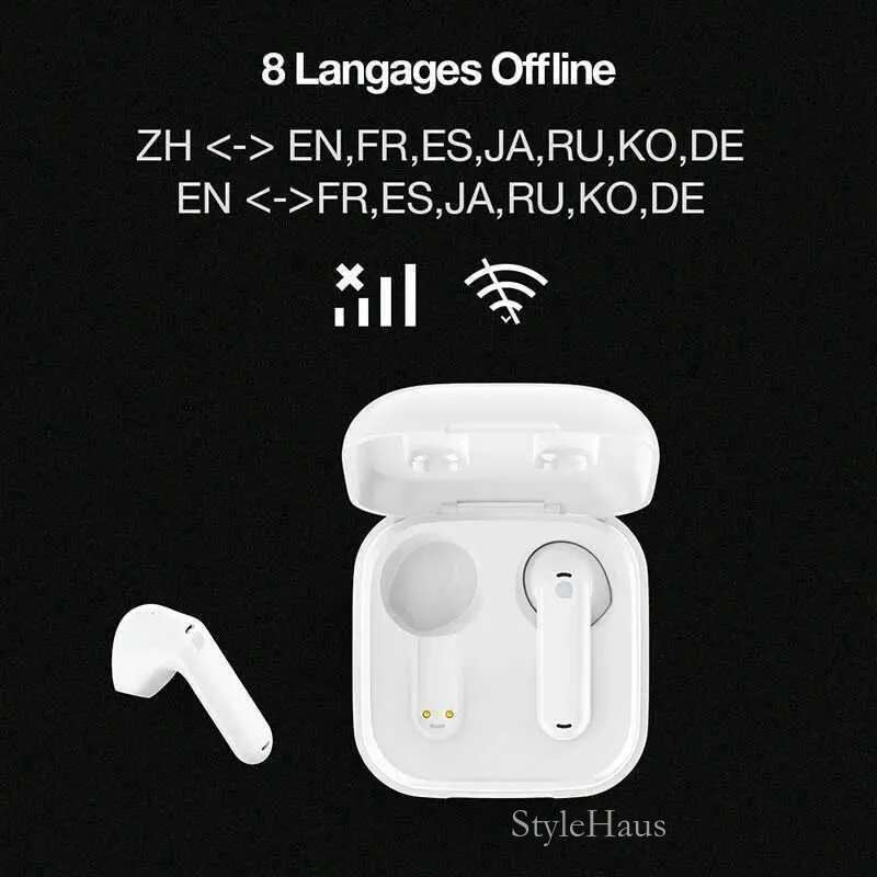 smart translator Timekettle WT2 Edge/W3 Simultaneous Translator Earbuds Voice Multi Languages Translate Headset for Business Travel Meeting H240924