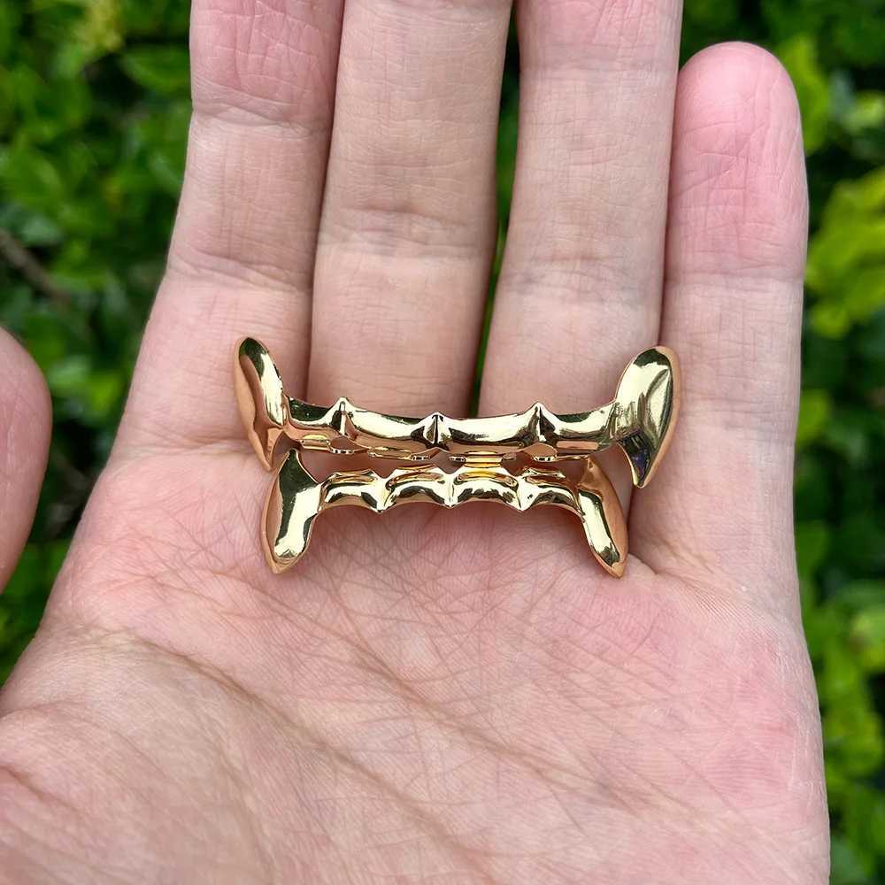 Rachelz Hip Hop Fans Oral Teeth Grillz Trend Glossy Hat Decoration Womens Jewelry Role Playing Party Gifts Dental Grills W250412