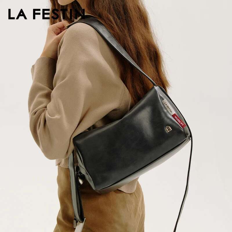 LA FESTIN Original Brand 2025 New Women Fashion Shoulder Crossbody High-Capacity Leather Tote Bags Bag