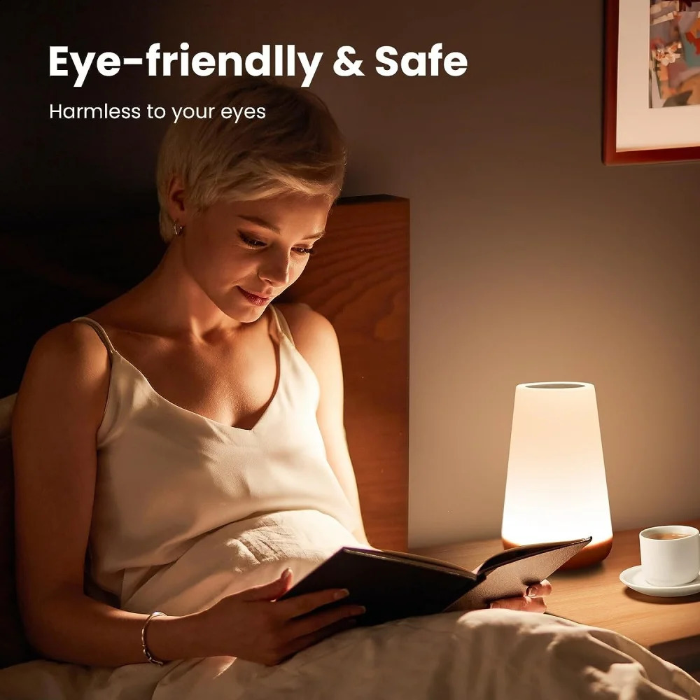 USB dimmable touch light bedroom portable desktop night light 13 RGB color night light baby night light 250411