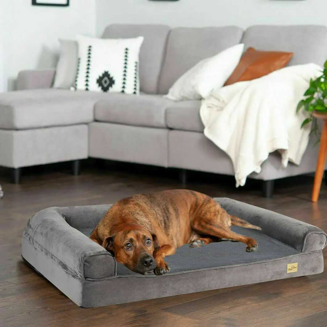 XXL Large Orthopedic Dog Bed Comfortable Pet Dog Bed with Large Washable Lid X250412